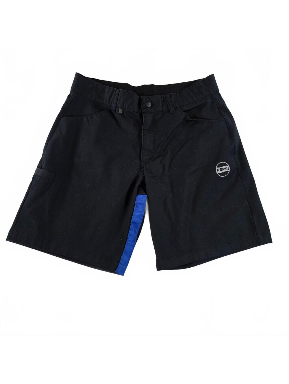 Pepsi Black Men's Cargo Shorts Size 32 Inseam 9" Streetwear Casual Durable NWOT